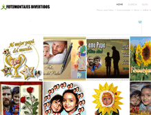 Tablet Screenshot of fotomontajesdivertidos.net